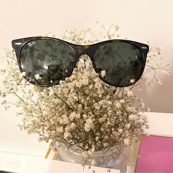 Ray-Ban WAYFARER II FLECK tortuous rims and gradient lenses with off brand pouch - Picture 2 of 10